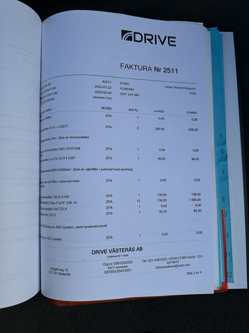 Documentation for 2002 Mercedes SL 55 AMG