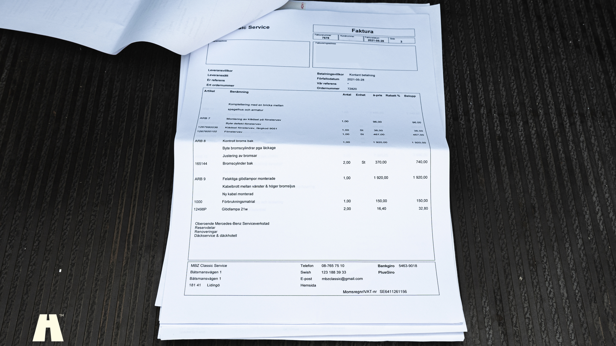 Dokumentation, 1985 Mercedes 230GE Cabrio