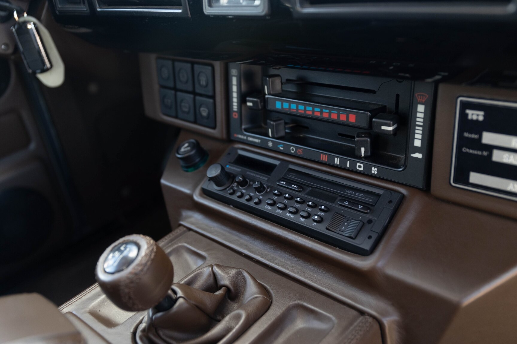 Innenraumfoto von 1991 Range Rover Restomod