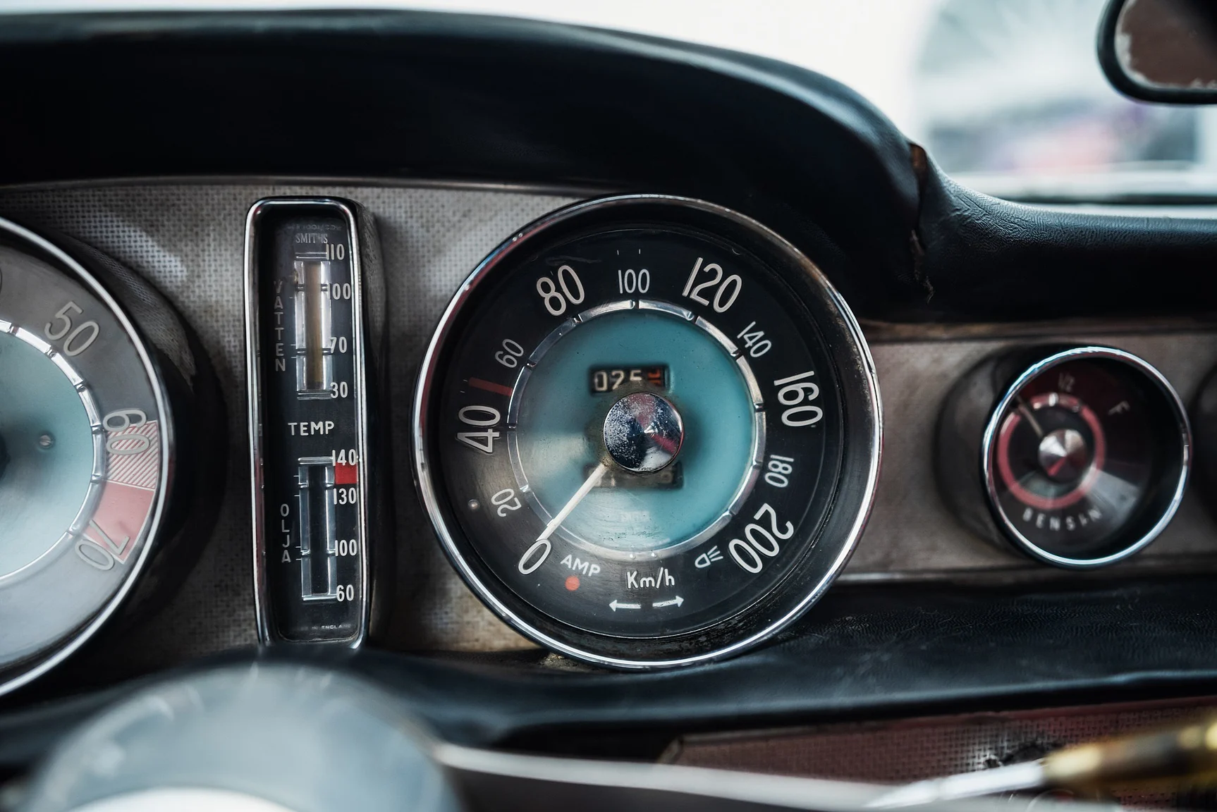 Innenraumfoto von 1964 Volvo P 1800S (23)