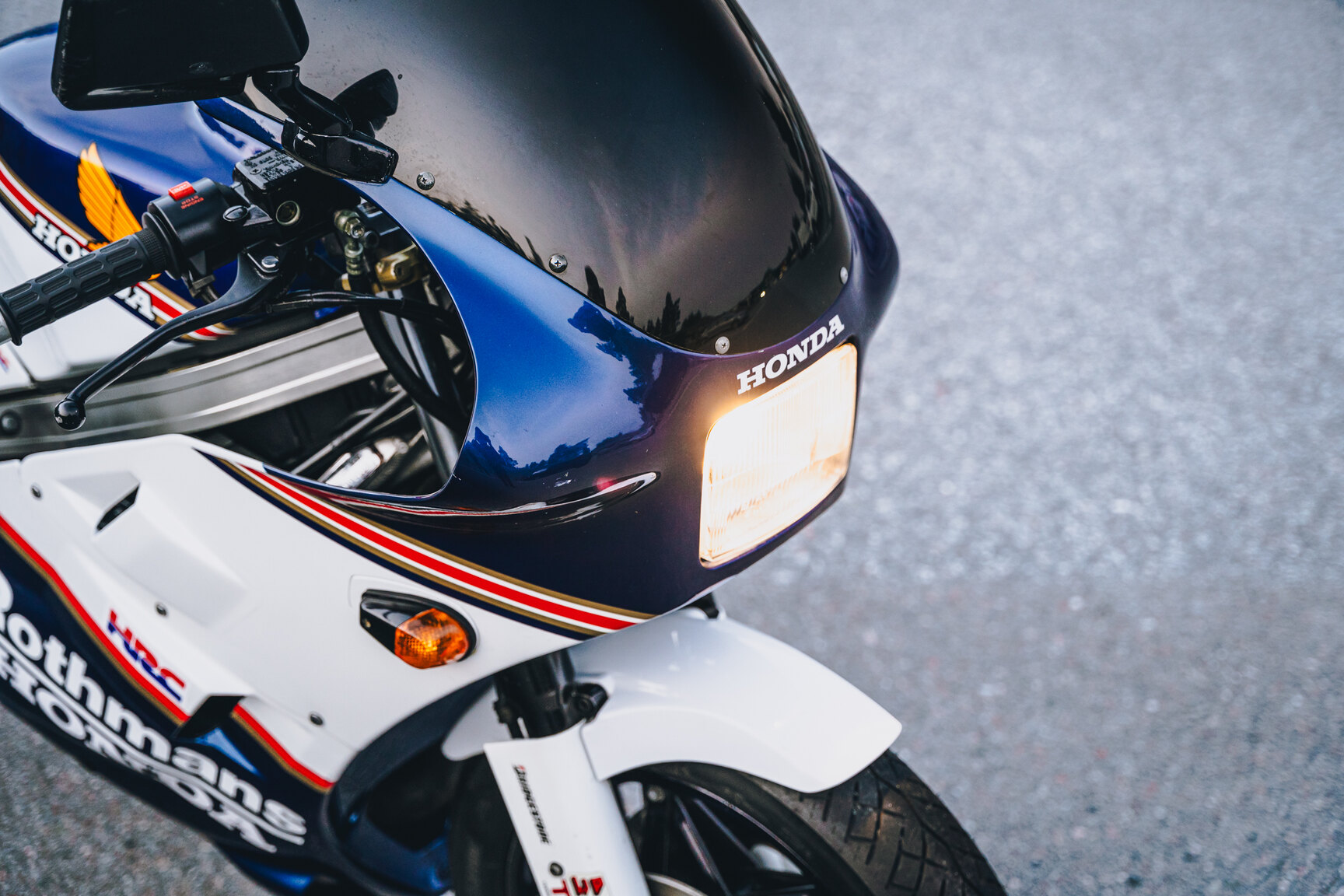 Exterior image of 1986 Honda NS400R Rothmans Replica