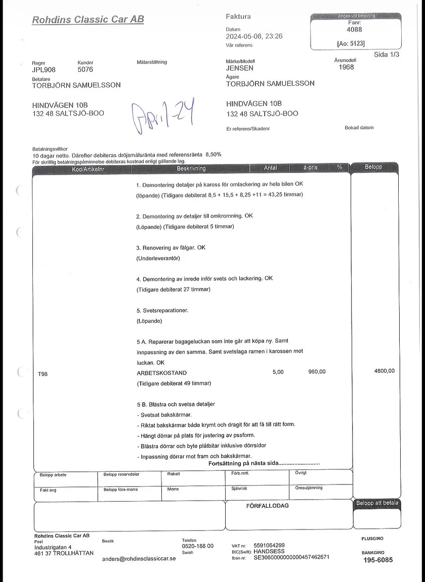 Documentation for 1968 Jensen Interceptor (36)