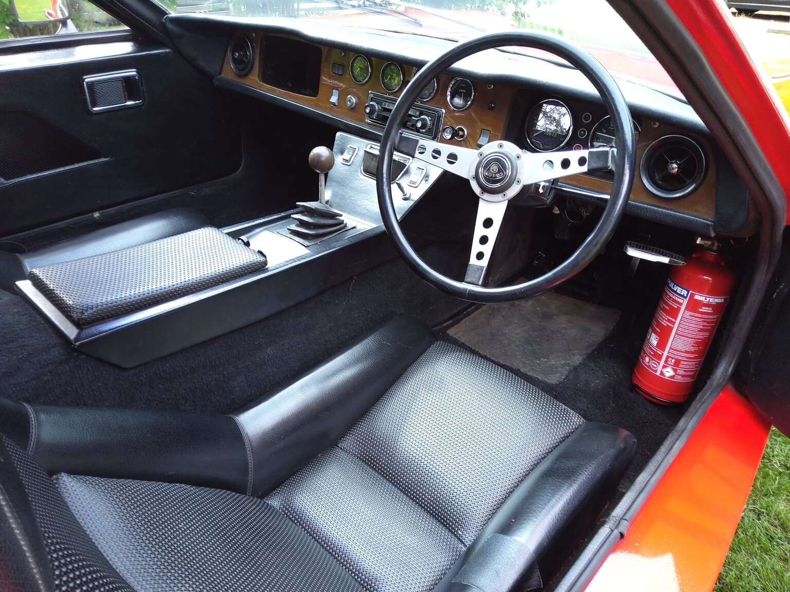 Innenraumfoto von 1971 Lotus Europa S2 