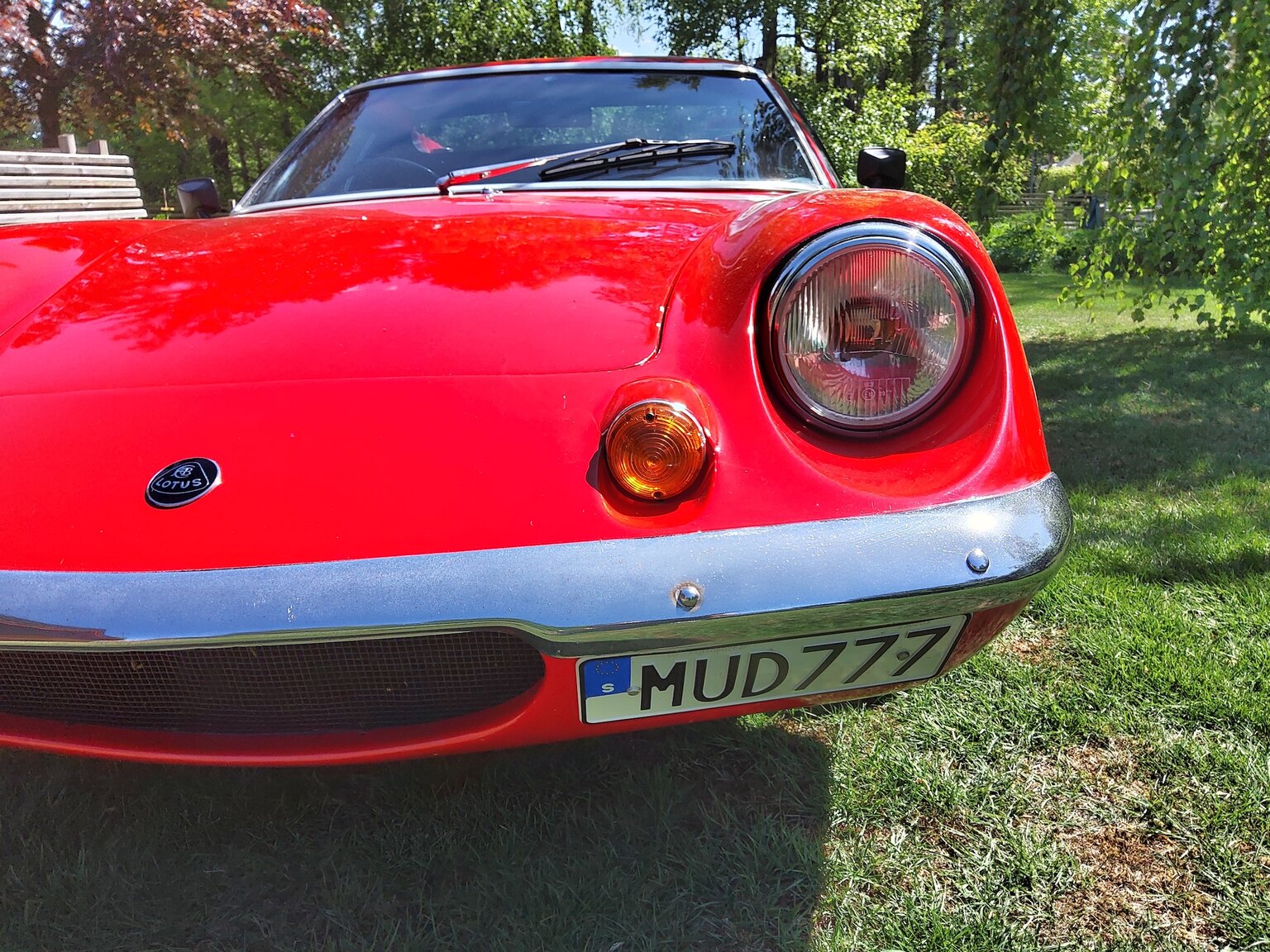 Exteriörbild på 1971 Lotus Europa S2 