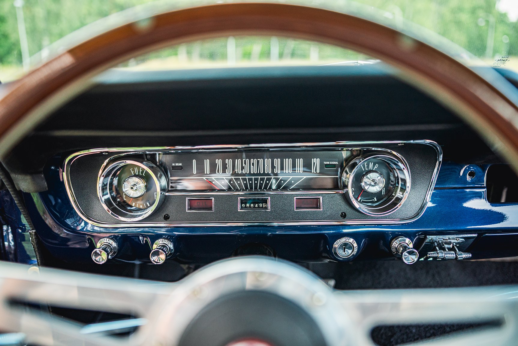 Innenraumfoto von 1965 Ford Mustang Fastback