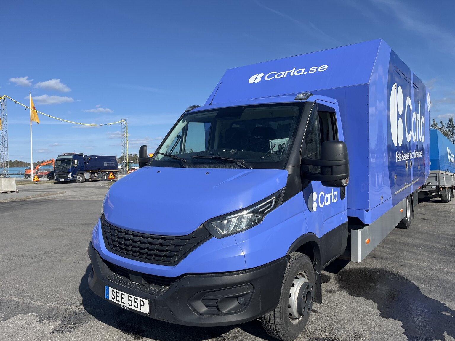 Exteriörbild på 2022 Iveco Daily 70-180 Chassis (Biltransport)