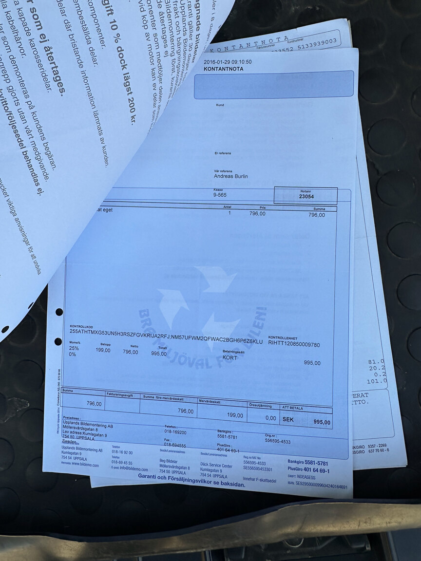 Dokumentation, 1994 BMW 520i E34