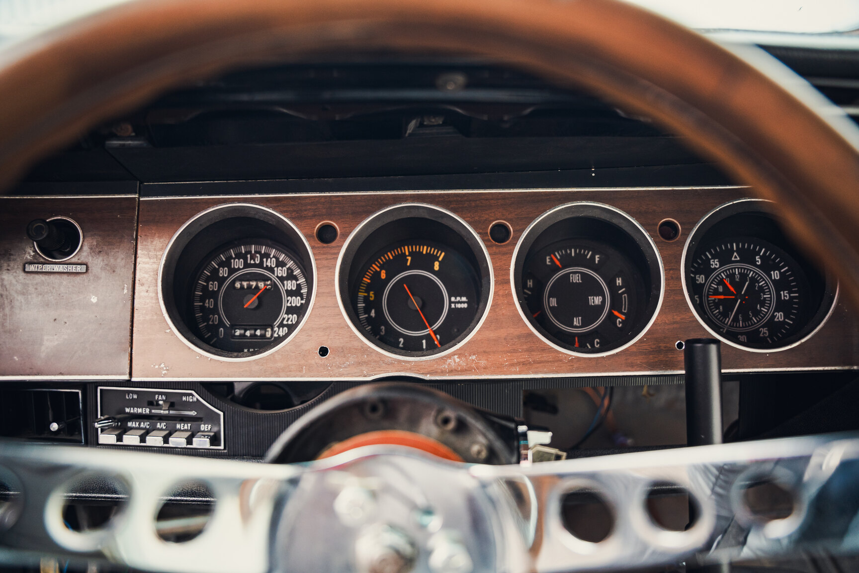 Innenraumfoto von 1970 Dodge Challenger - Ett sista race