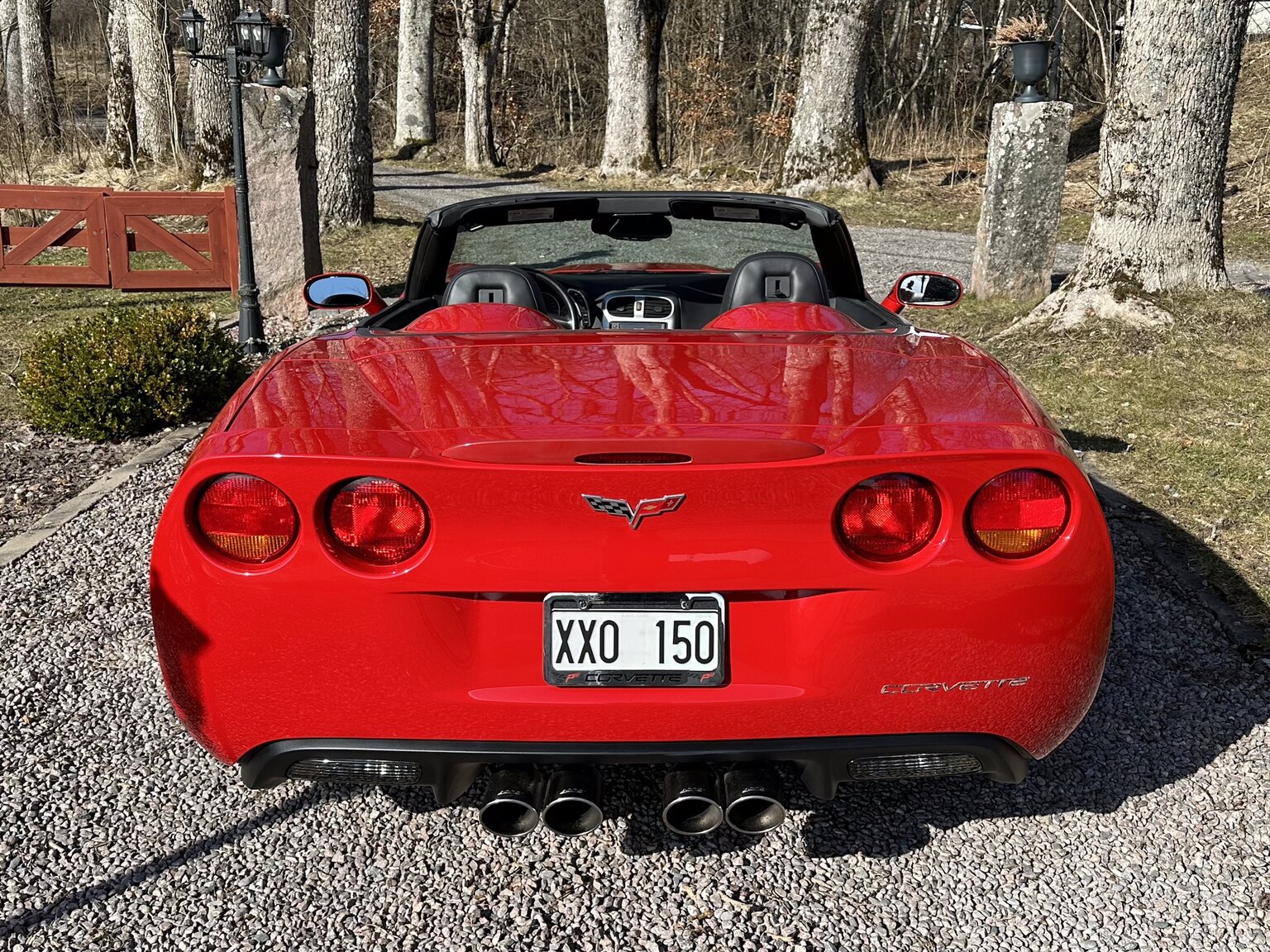 Exteriörbild på 2005 Corvette C6 Z51 Cabriolet