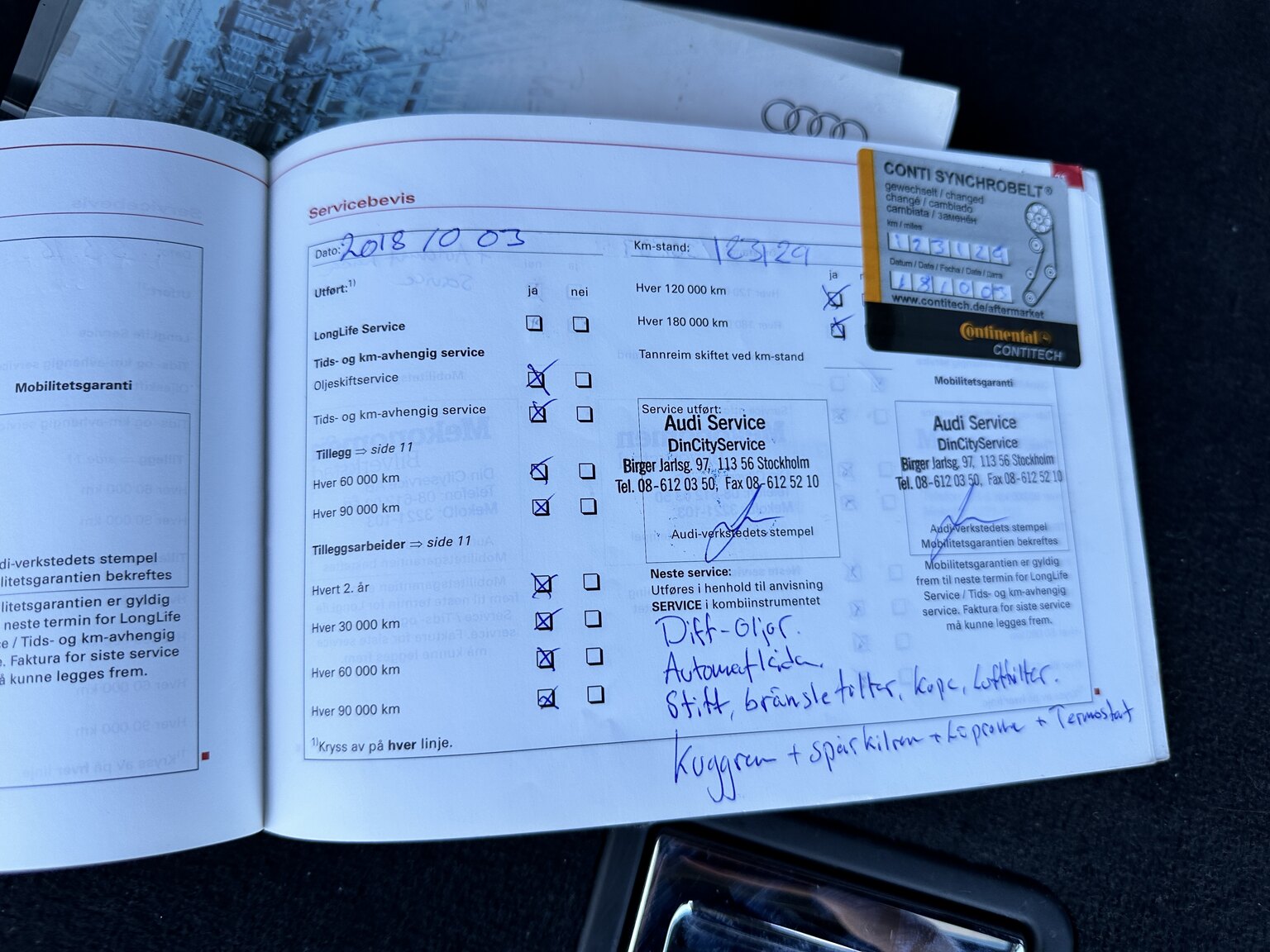 Documentation for 2003  Audi RS6 C5