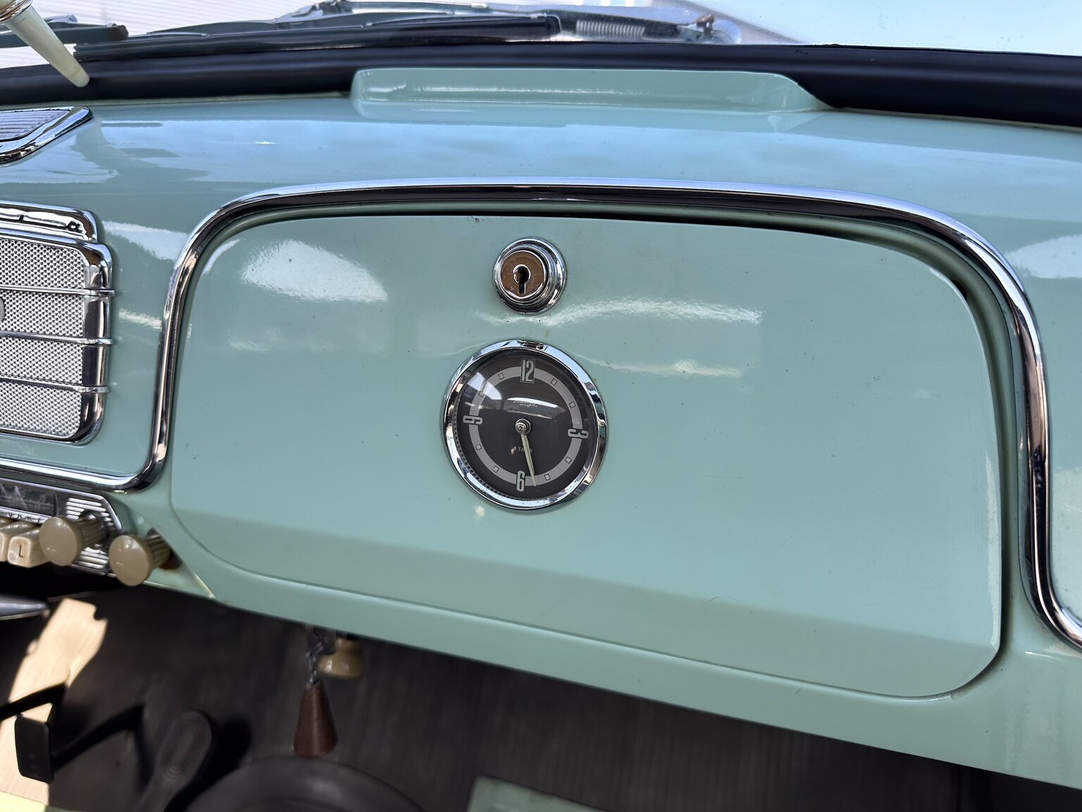 Interiörbild 1956 Opel Olympia Rekord