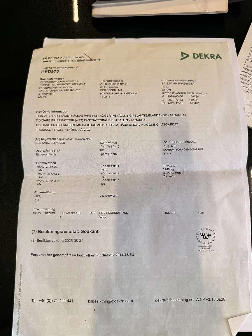 Dokumentation, 1998 Land Rover Range Rover P38 (11)