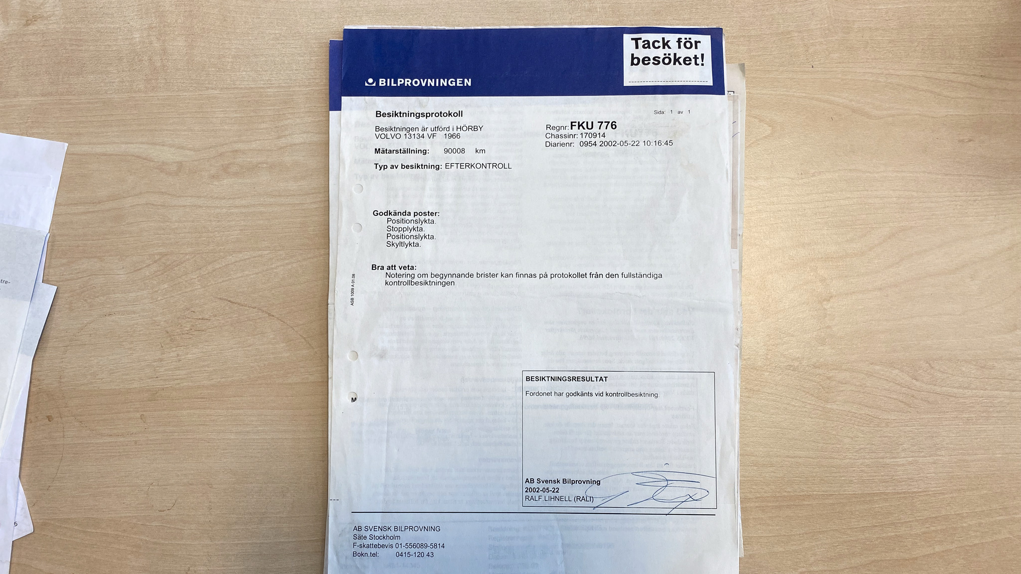 Dokumentation, 1966 Volvo Amazon (41)