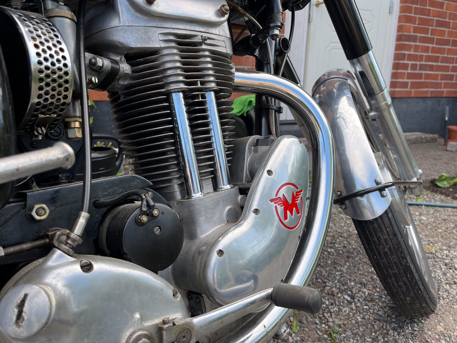 Image of 1952 AJS 16MS 350cc Matchless-replica mechanics