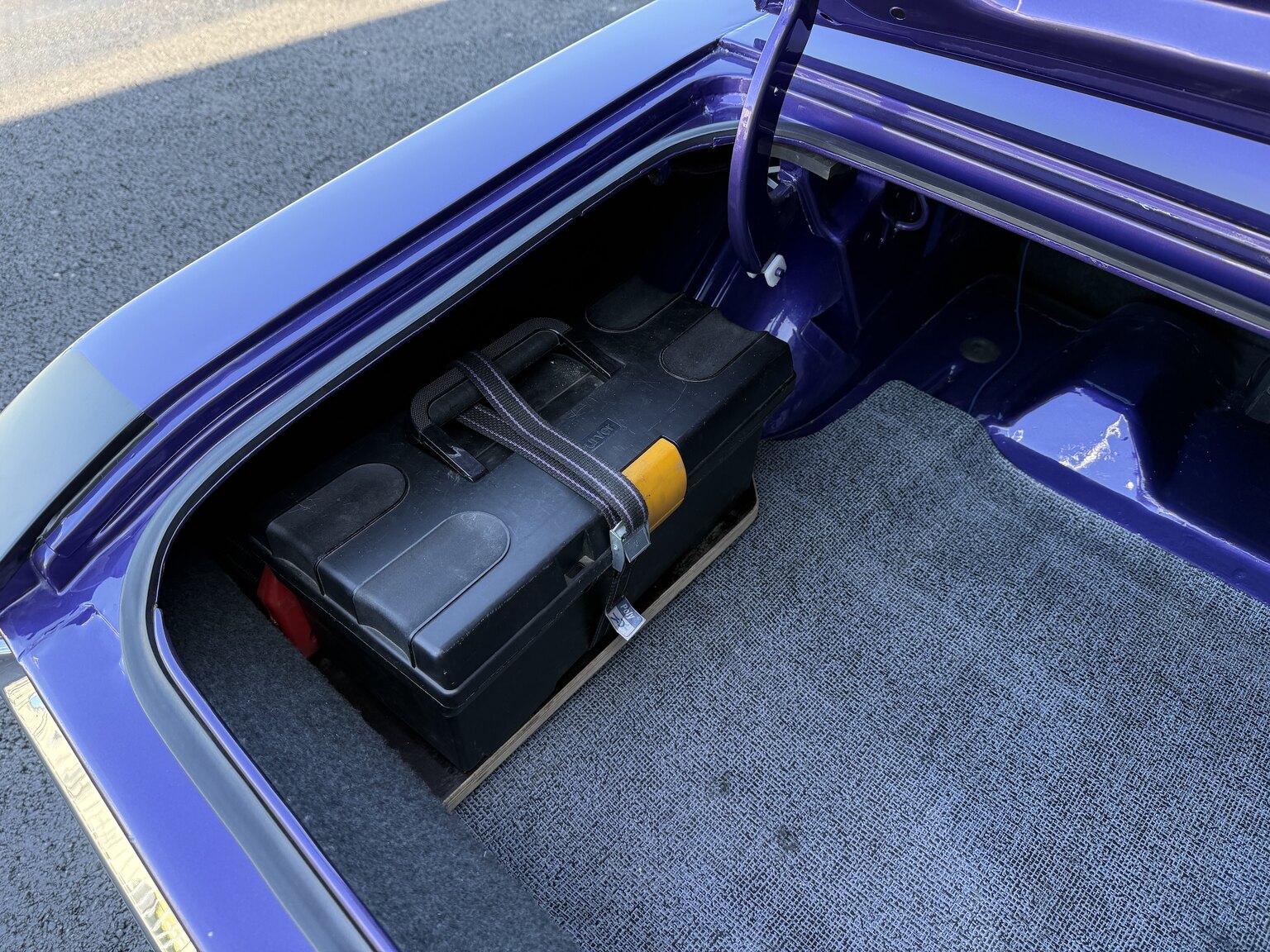 Interiörbild 1970 Dodge Challenger T/A 440 cui