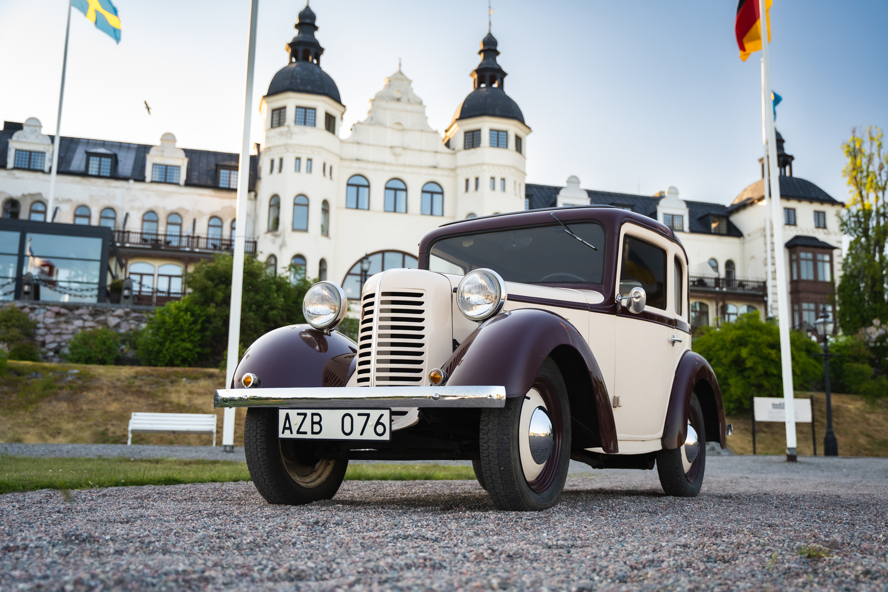 Exteriörbild på 1938 American Bantam Model 30 Coupé