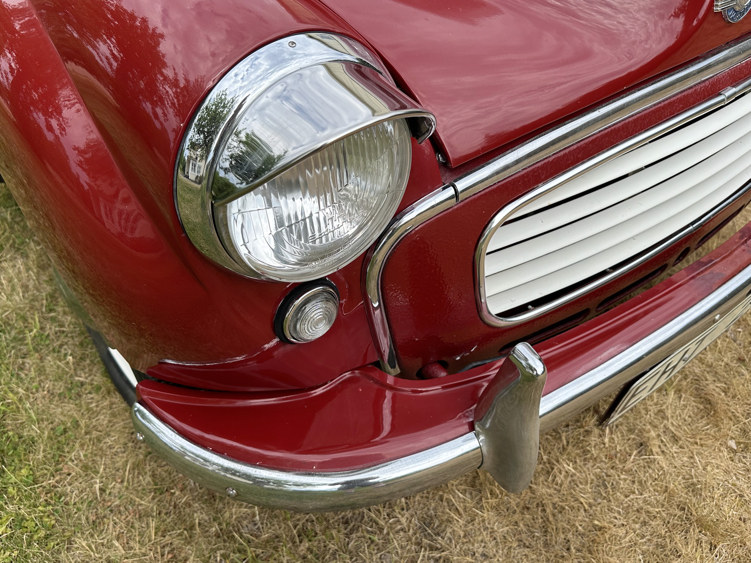 Exteriörbild på 1958 Morris Minor 1000
