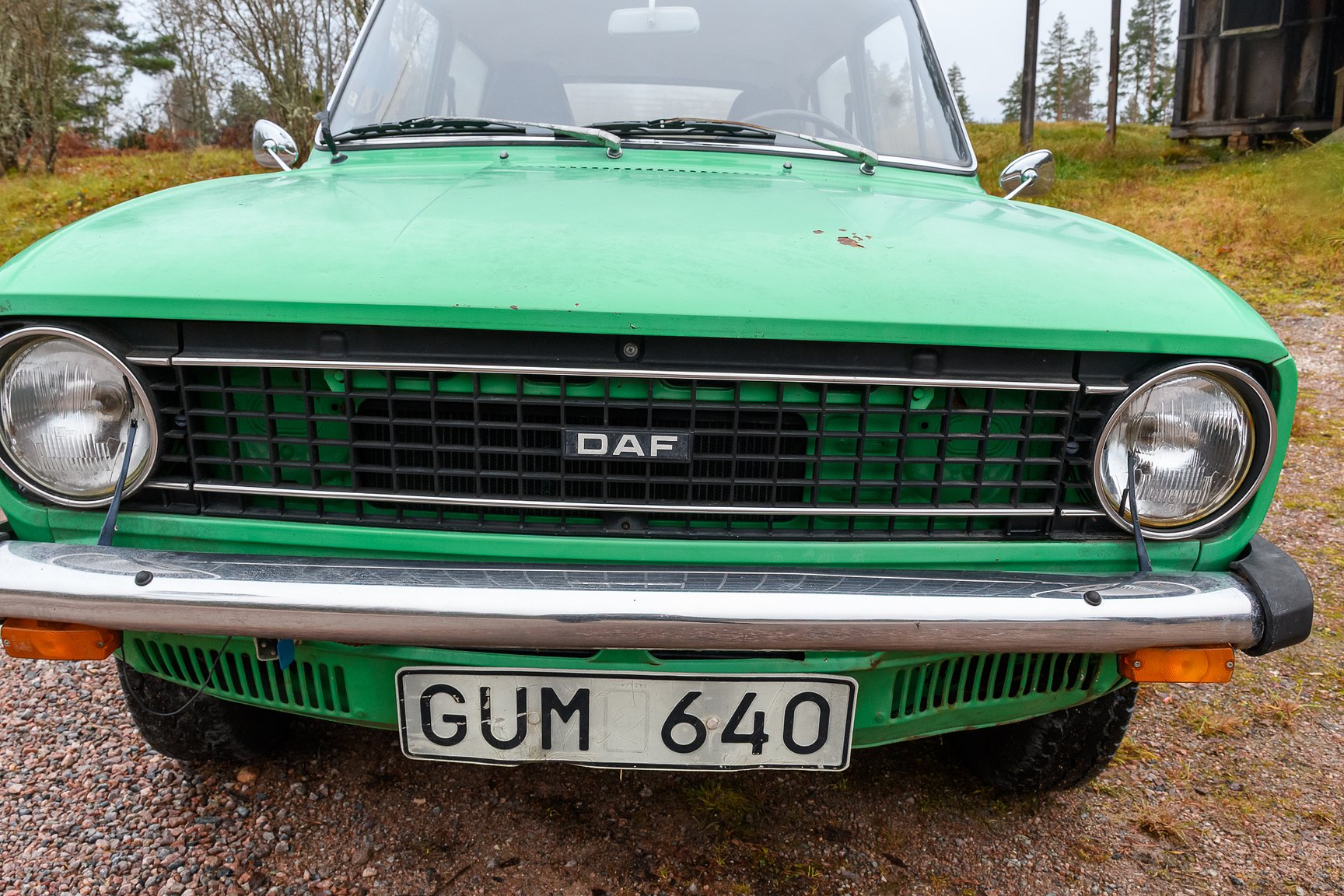 Exteriörbild på 1974 DAF 6633 - NO RESERVE