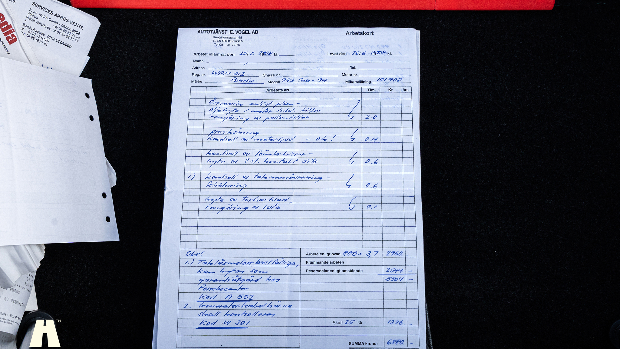 Dokumentation, 1994 Porsche 993 Cabriolet (41)