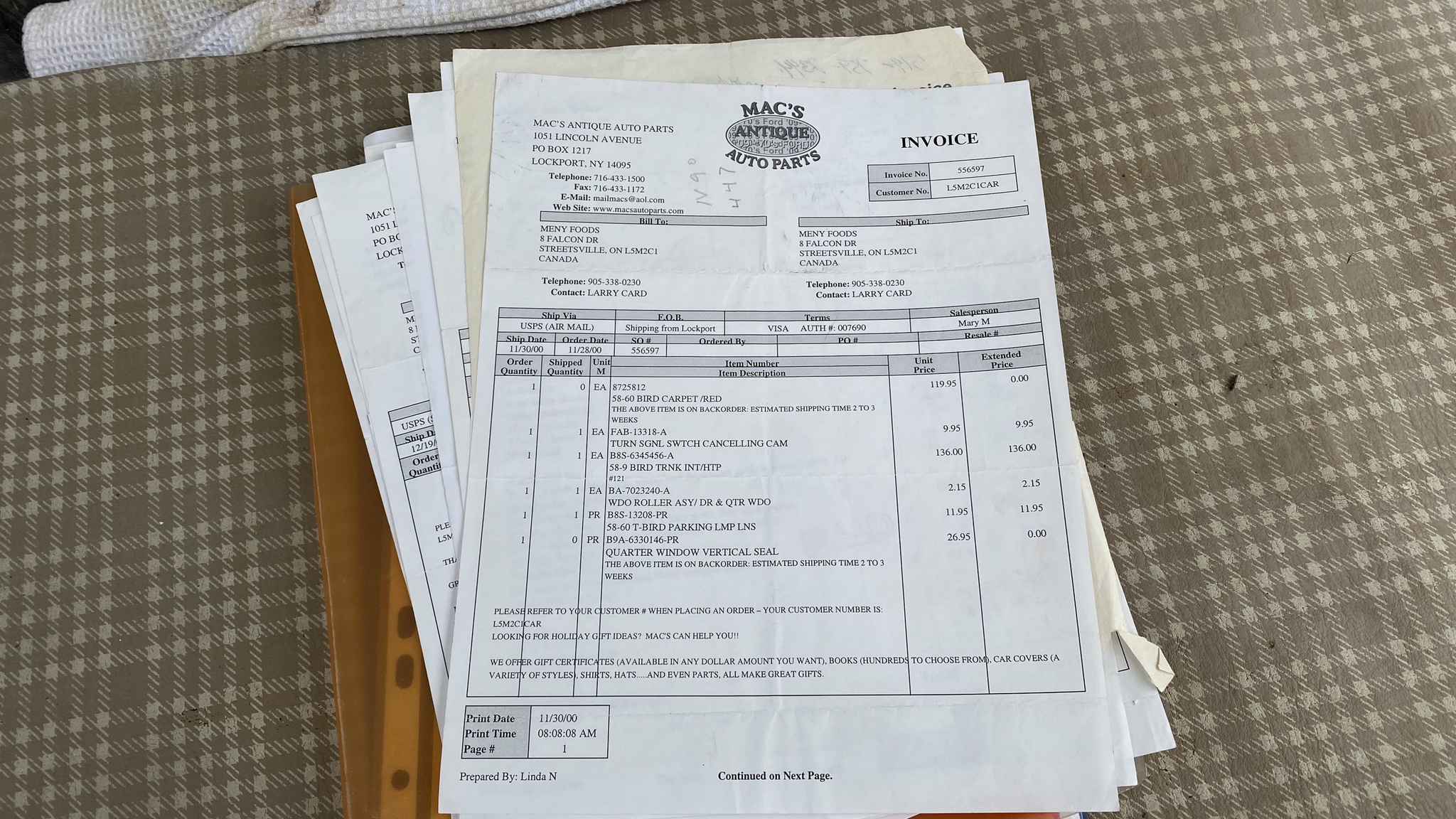 Documentation for 1959 Ford Thunderbird hardtop (61)