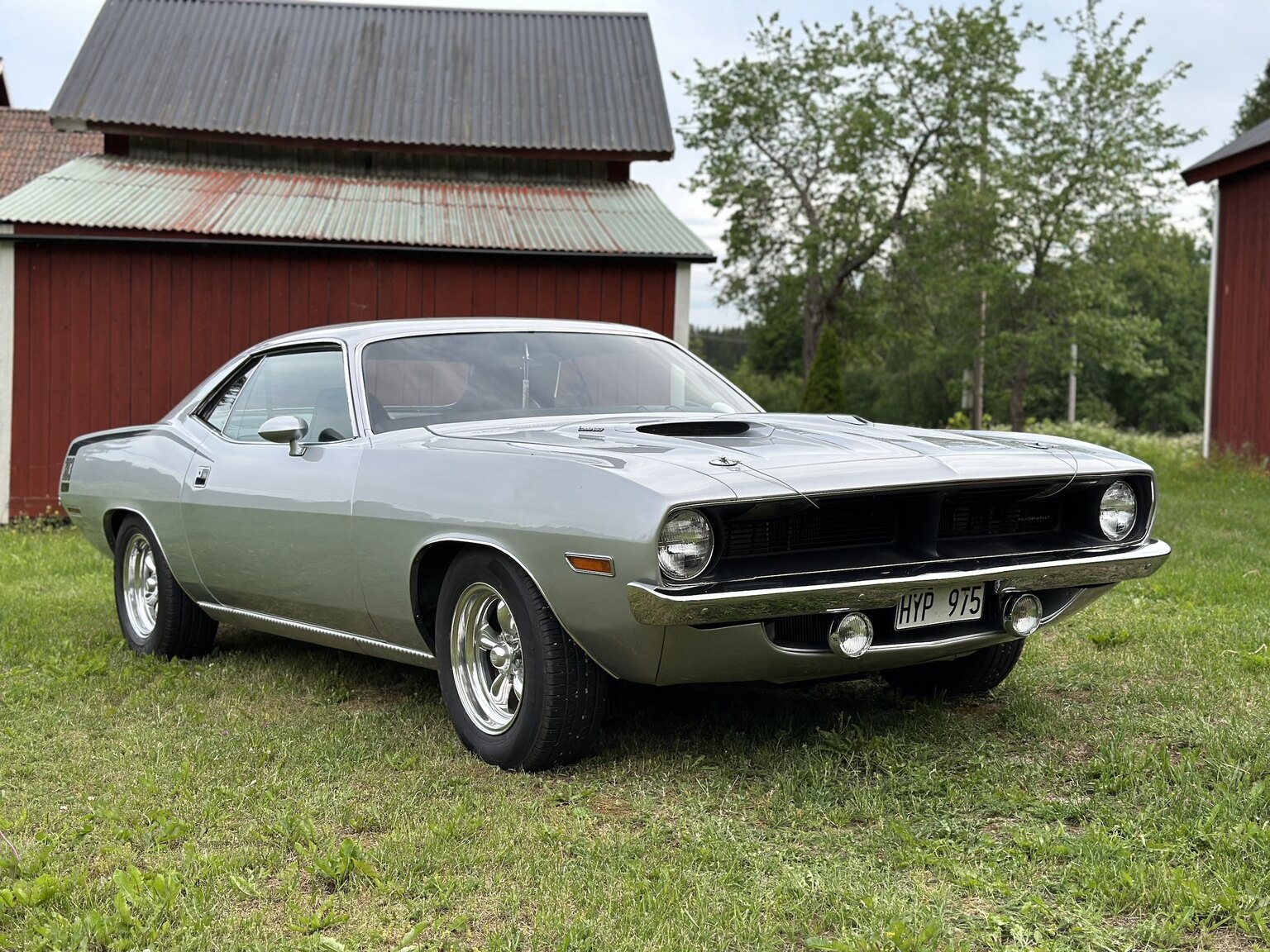 Exteriörbild på 1970 Plymouth Cuda 383