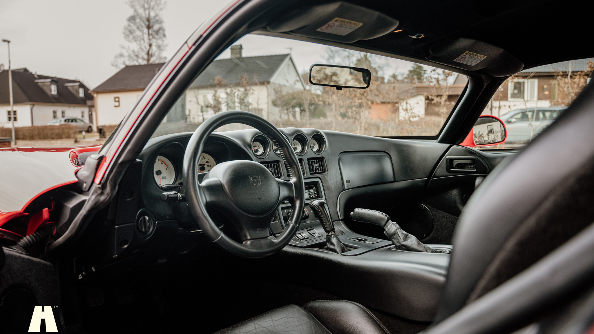 Interiörbild 1997 Dodge Viper GTS