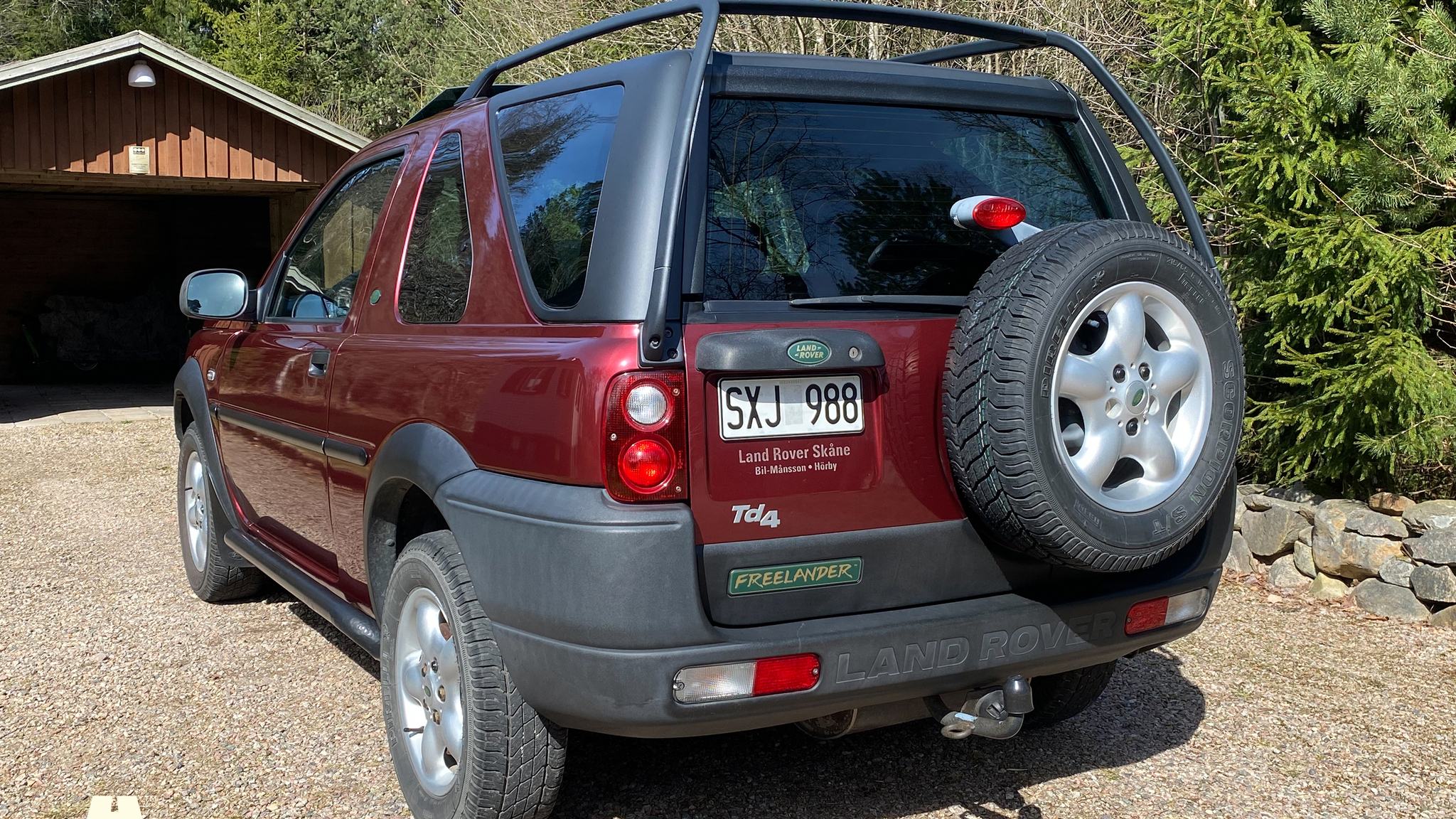 Exterior image of 2002 Land Rover Freelander TD4 3d