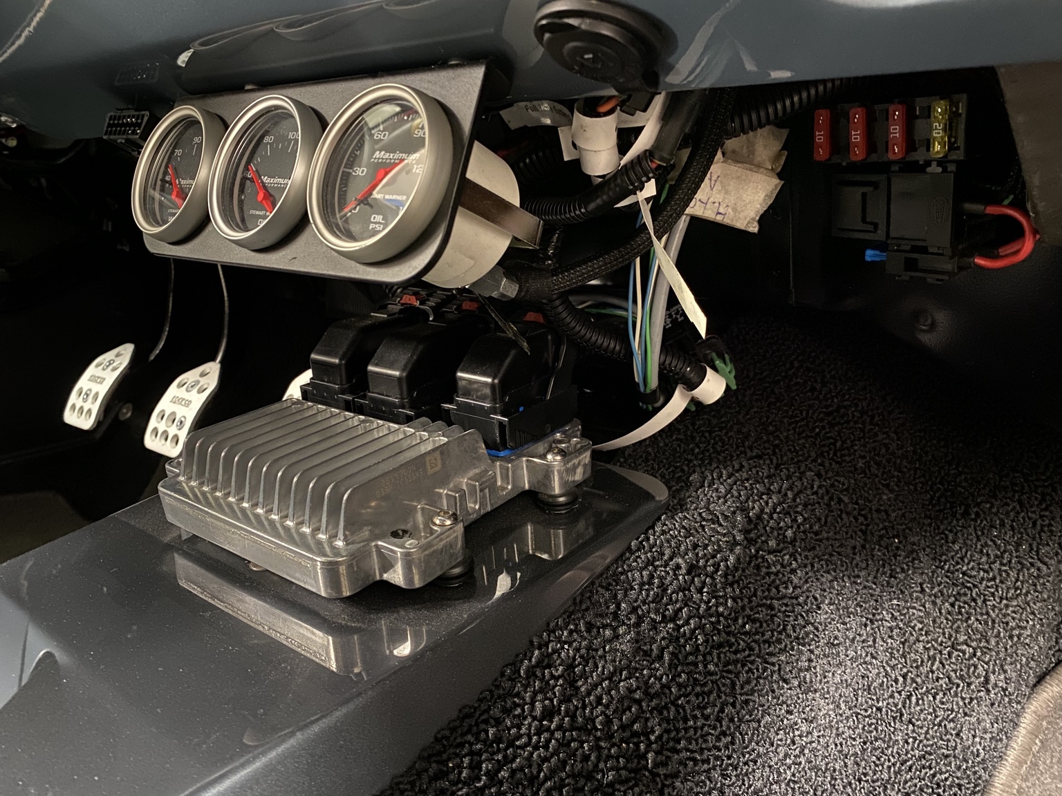 Interiörbild 1966 Chevrolet Chevelle Malibu Pro Touring (26)