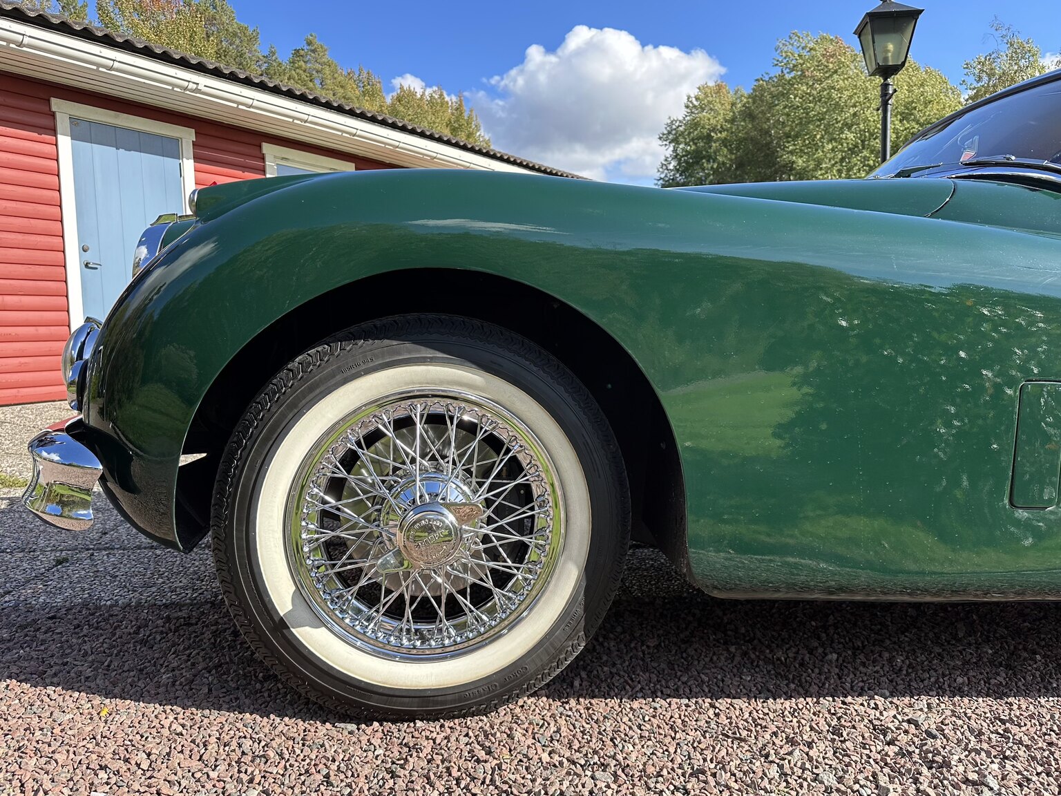 Exterior image of 1958 Jaguar XK150