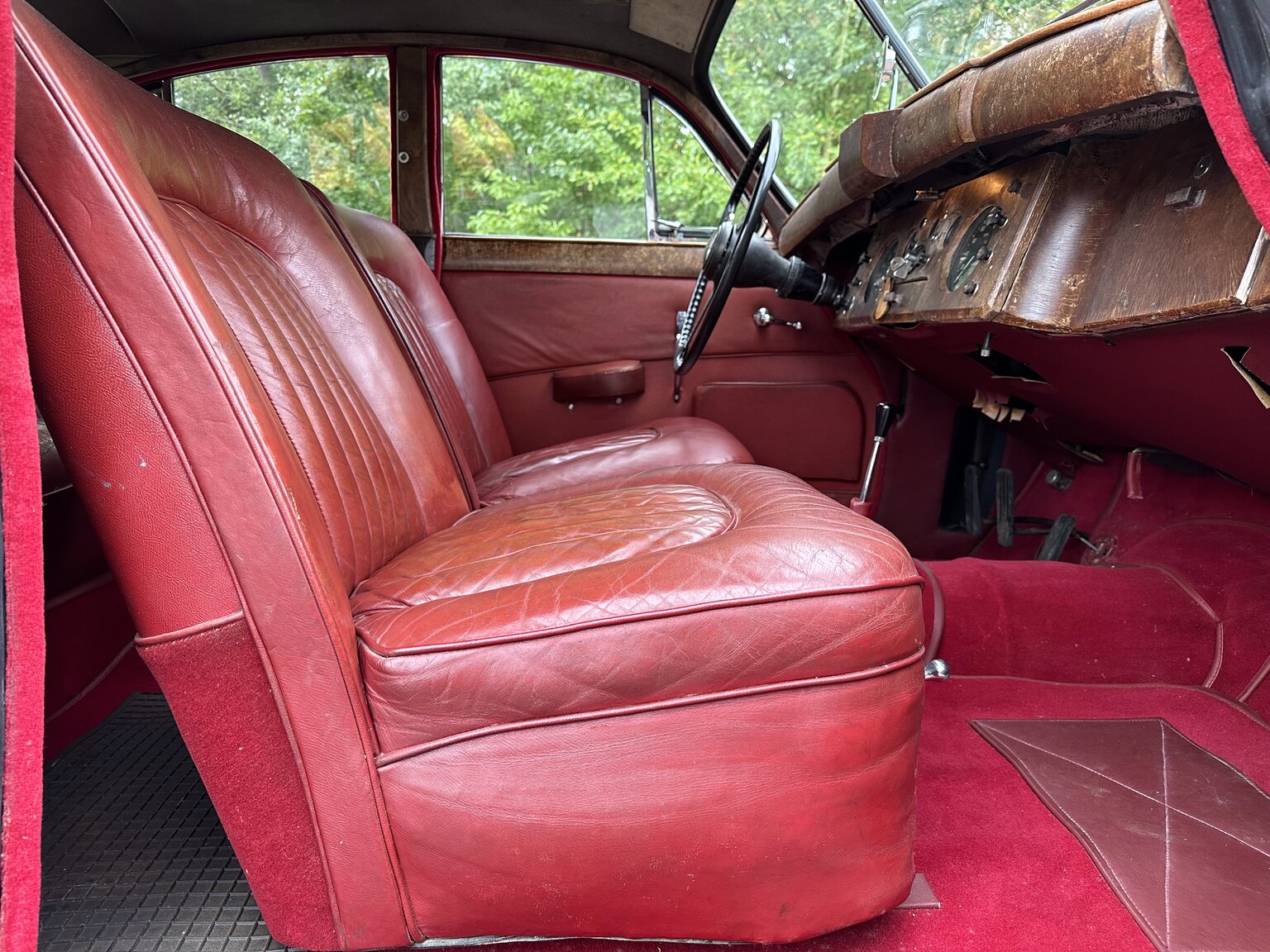 Innenraumfoto von 1954 Jaguar Mark VII Saloon