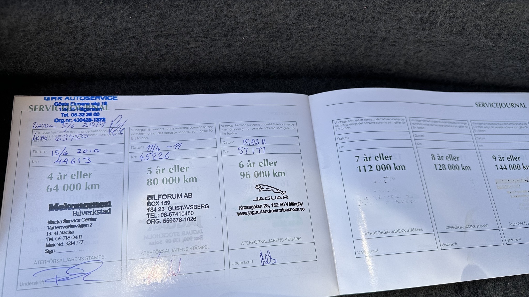 Dokumentation för 1997 Jaguar XJ 4.0 Executive