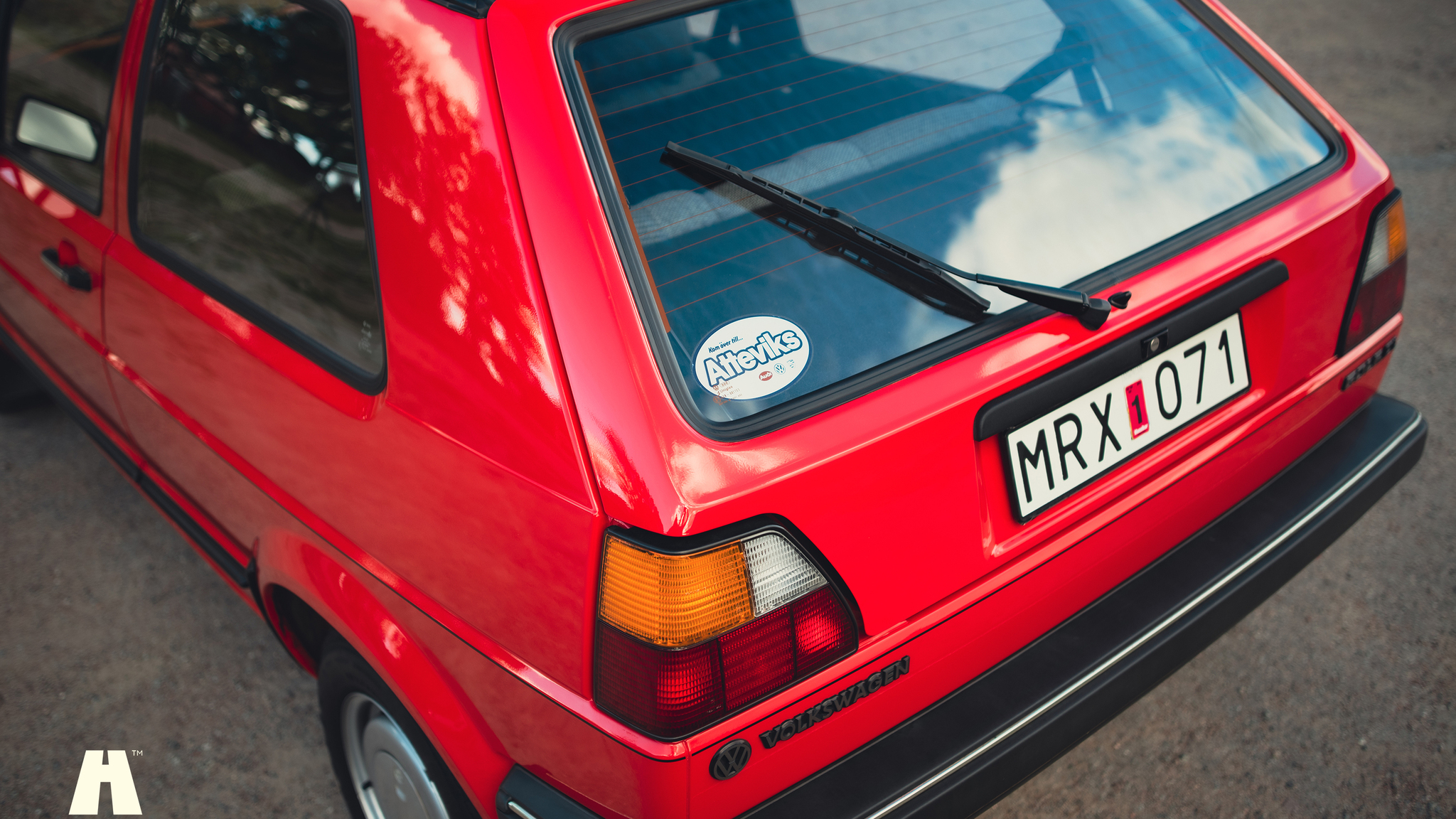 Exterior image of 1986 Volkswagen Golf CL