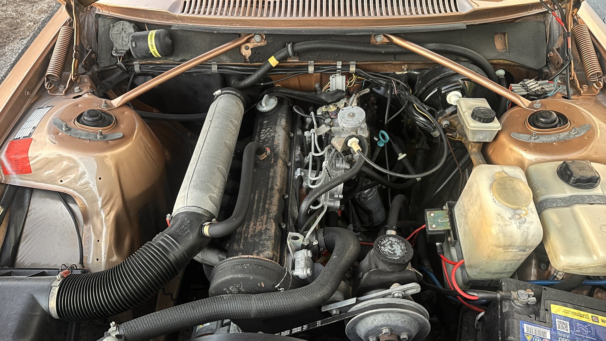 1981 Volvo 244 GLE D6, Mekanik