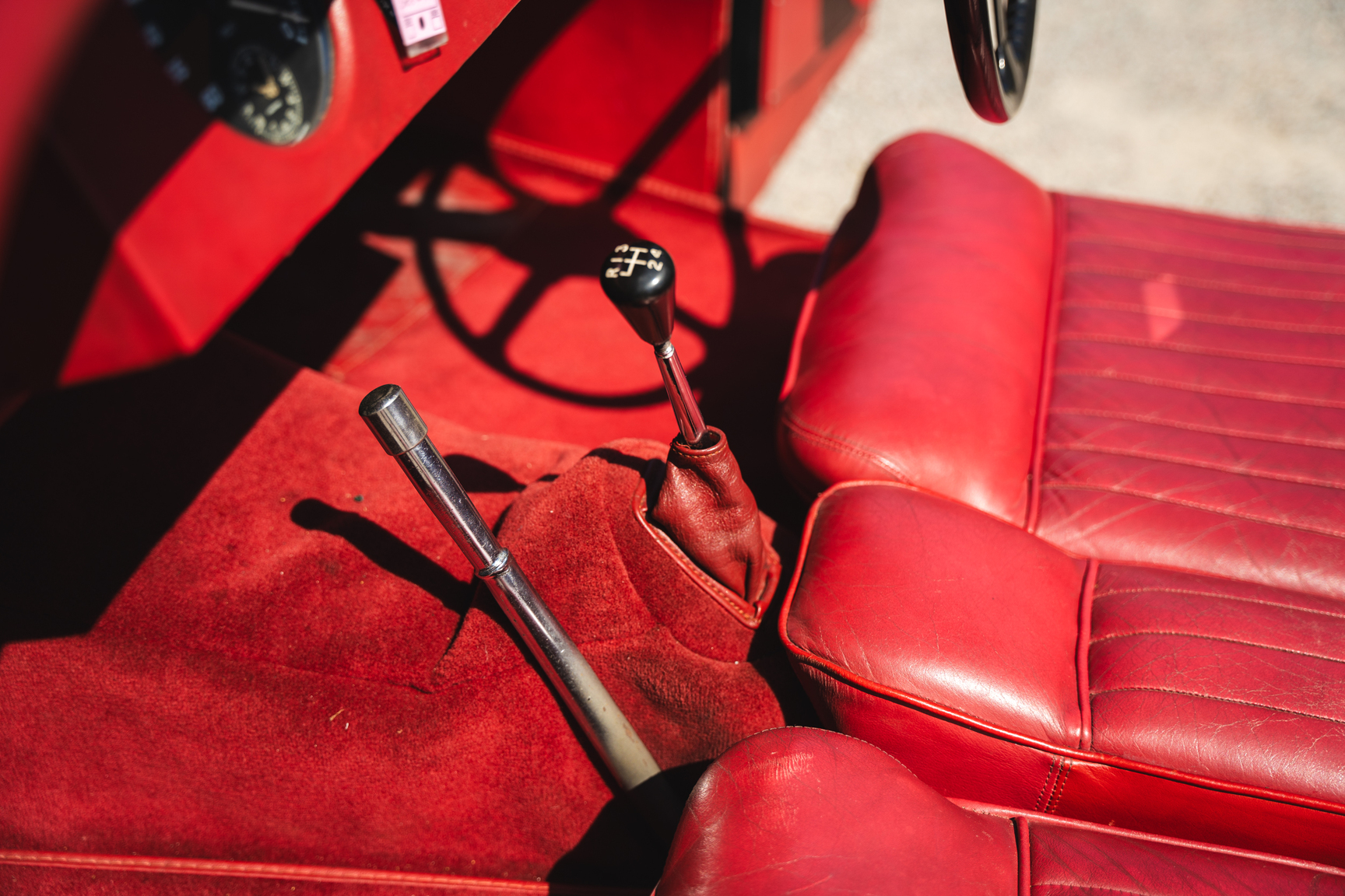 Interiörbild 1951 Jaguar XK 120