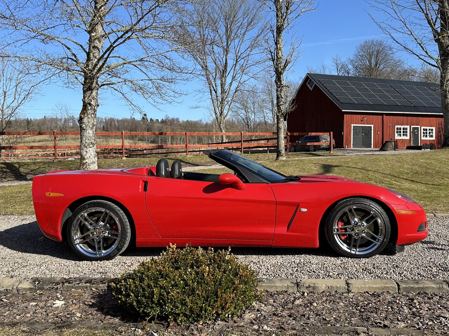 Exteriörbild på 2005 Corvette C6 Z51 Cabriolet