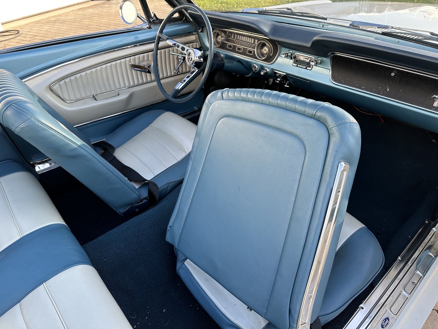 Interiörbild 1966 Ford Mustang Convertible