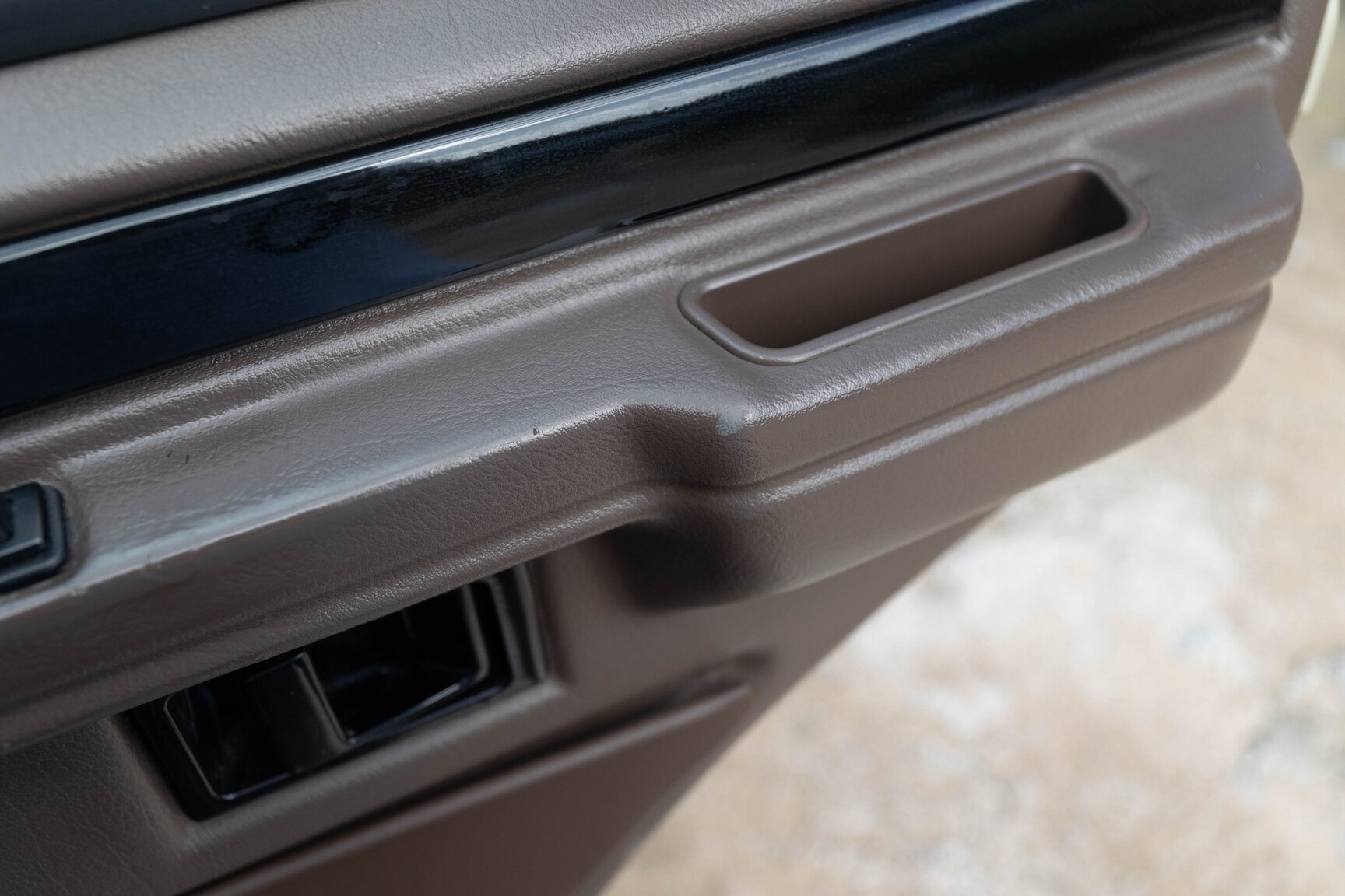 Innenraumfoto von 1991 Range Rover Restomod