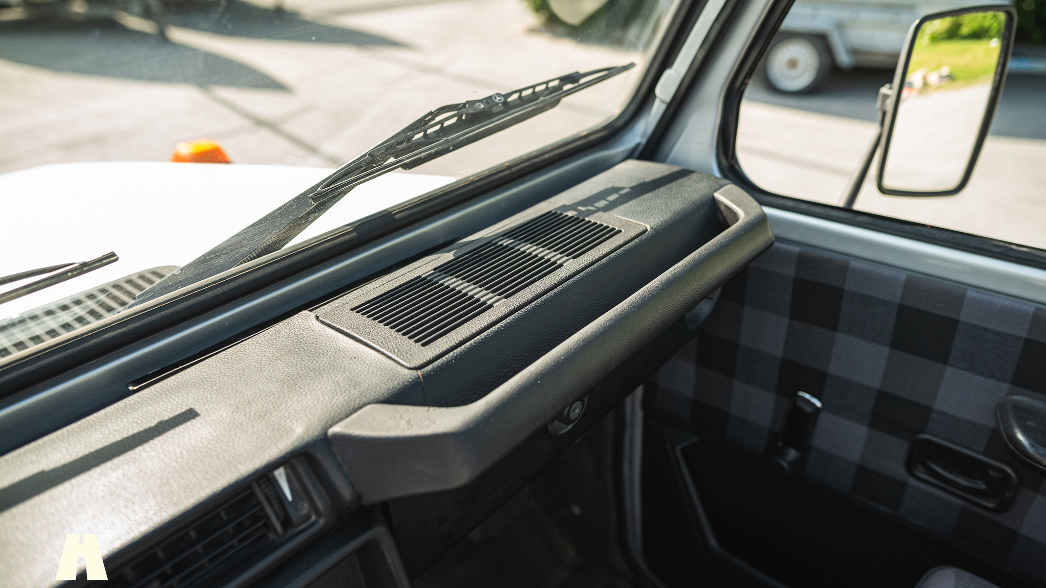 Interiörbild 1985 Mercedes 230GE Cabrio