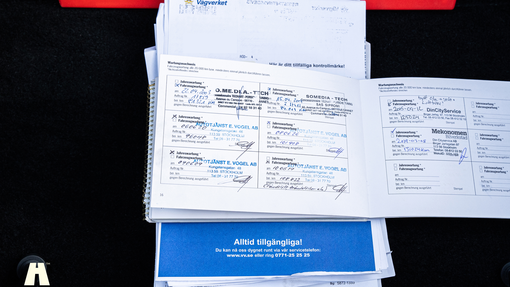 Dokumentation för 1994 Porsche 993 Cabriolet (8)