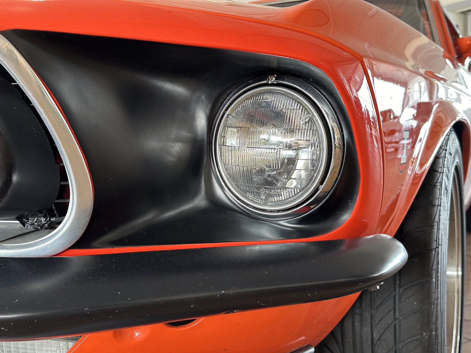 Exterior image of 1969 Ford Mustang Fastback Boss Race Car