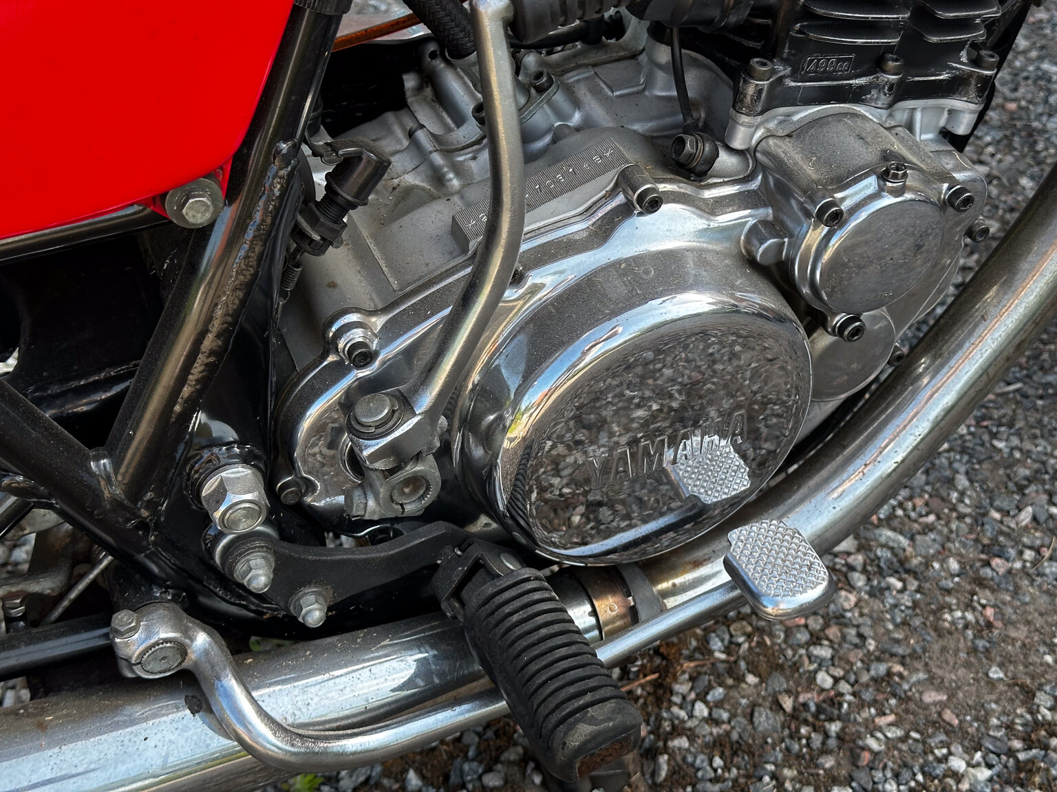 Image of 1979 Yamaha SR500 mechanics