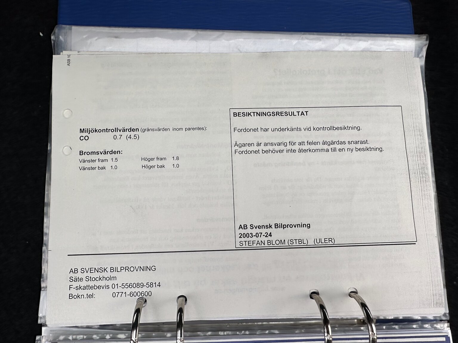 Documentation for 1984 Volkswagen Golf GTI Special
