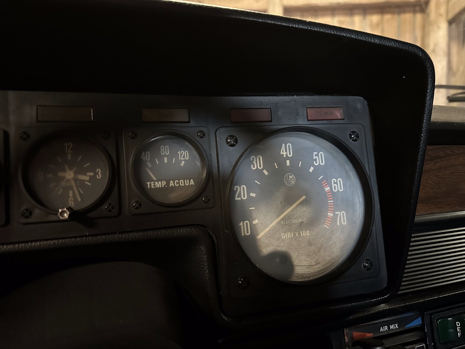 Interiörbild 1977 Alfa Romeo Alfetta