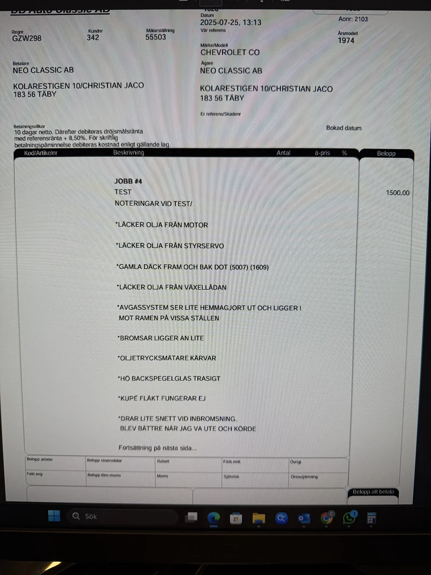 Dokumentation, 1974 Chevrolet Corvette Stingray (63)