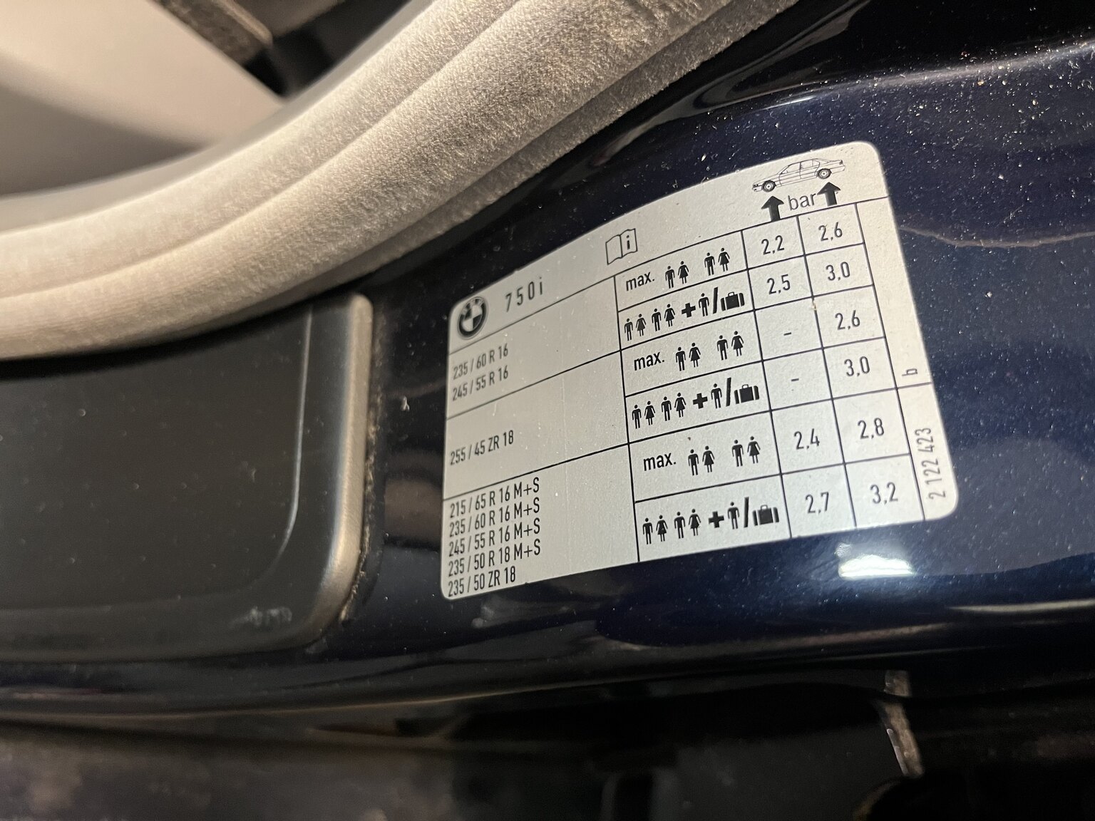 Innenraumfoto von 1996 BMW 750IA