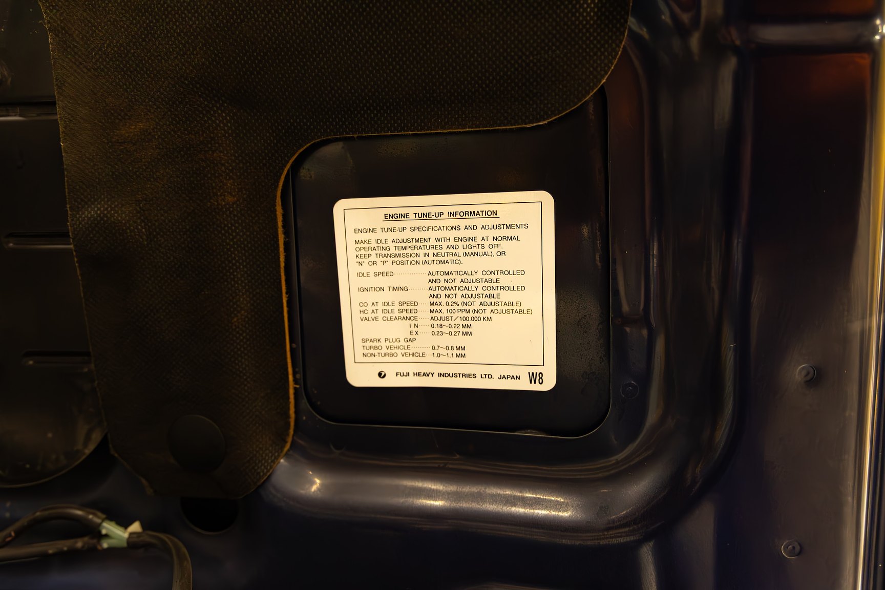 2001 Subaru Impreza 2.0 WRX Turbo 4WD, Mekanik