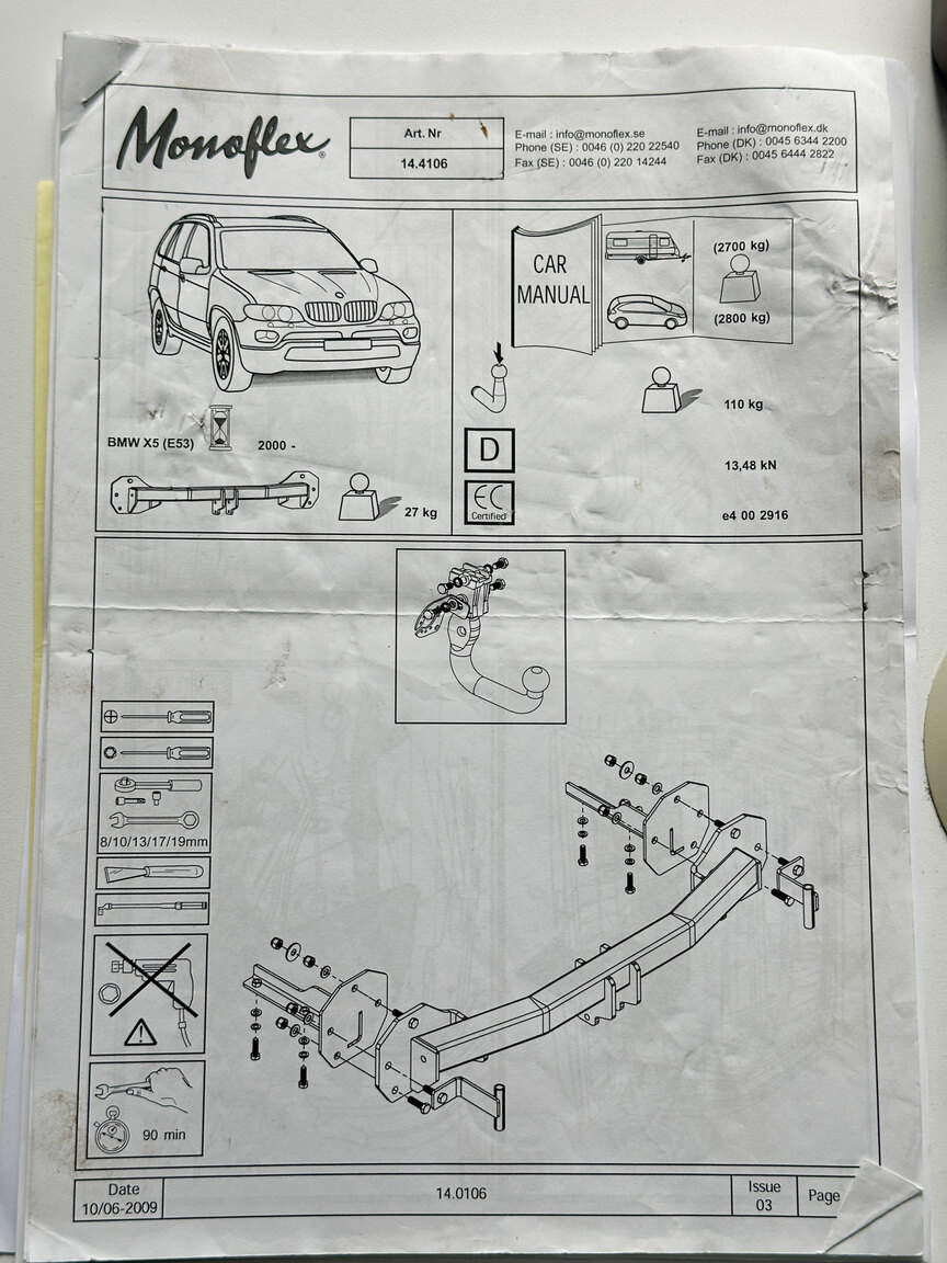 Documentation for 2005 BMW X5 4.8iS E53 LCI