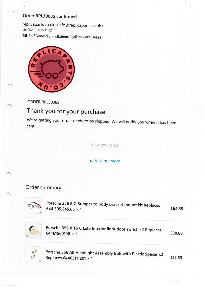 Documentation for 1964 Porsche 356 C (36)