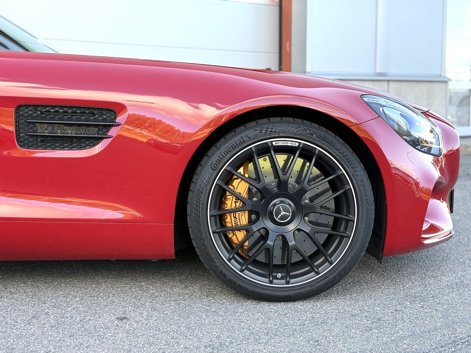Exterior image of 2015 Mercedes-AMG GT S