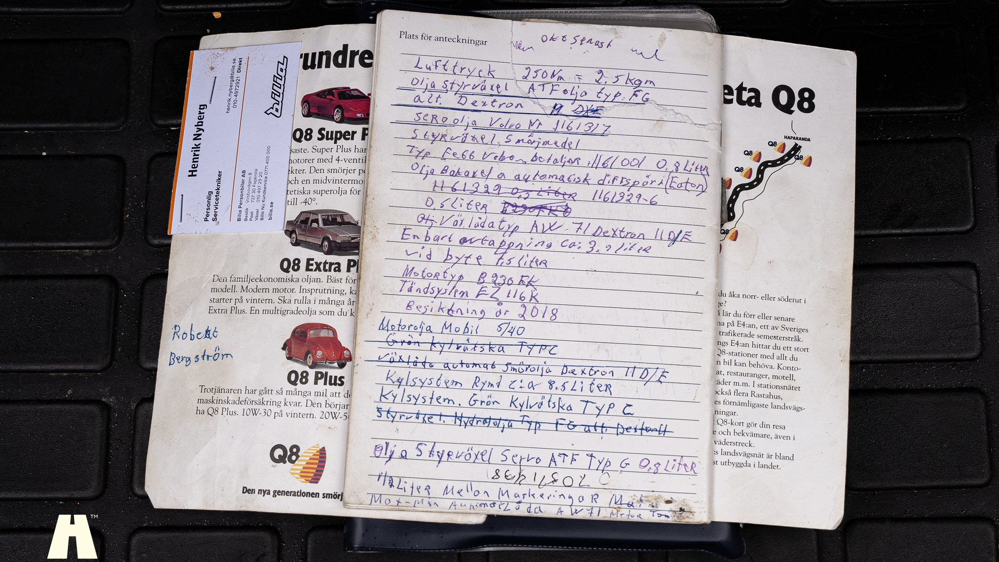 Documentation for 1995 Volvo 940 SE